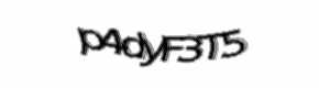 Security check image, please type the characters shown